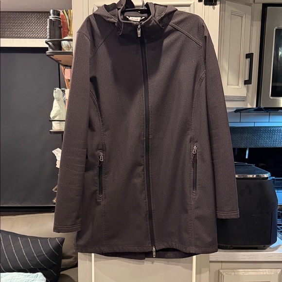 Avalanche Women's Dark Gray Hooded Utility Jacket size L - Picture 1 of 6